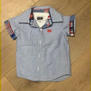 Mud Pie 12-18 amp Crab Shirt - Like new!